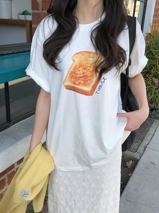 (2 colors) Printed T-shirt