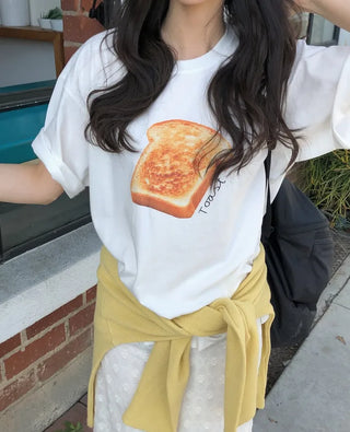 (2 colors) Printed T-shirt