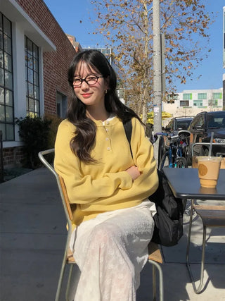 (3 colors) Waffle Oversized T-shirt