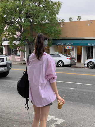 (3 colors) Striped shirt
