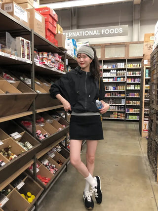 (2 colors) Hooded Anorak