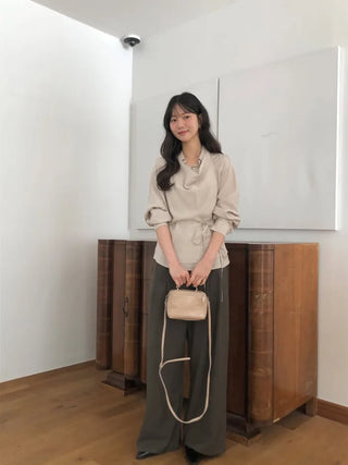 (3 colors) Sheer shirt