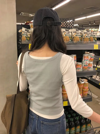(4 colors) Layered Camisole