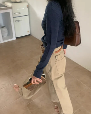 Wide Chino Pants