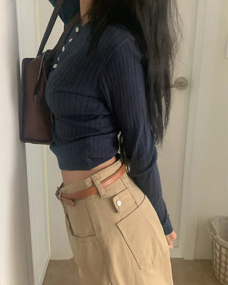 Wide Chino Pants