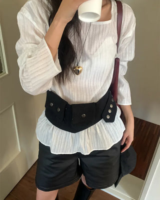 Cargo pocket belt waist bag