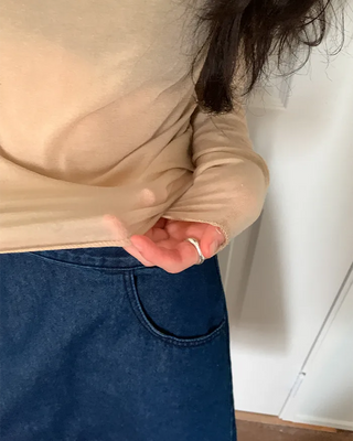 Tencel Span Layered Turtleneck