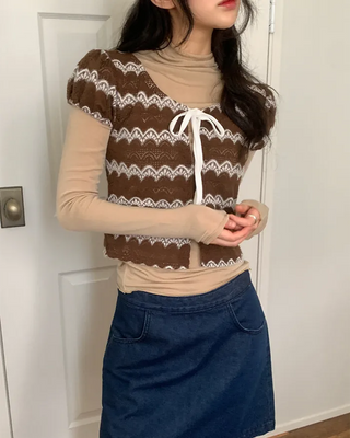 Tencel Span Layered Turtleneck
