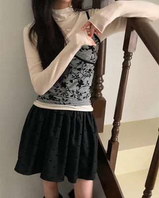 Tencel Span Layered Turtleneck
