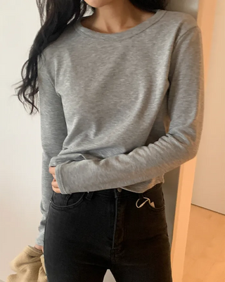 Round Long-Sleeve T-Shirt