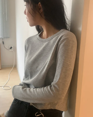 Round Long-Sleeve T-Shirt