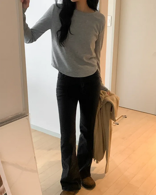 Round Long-Sleeve T-Shirt