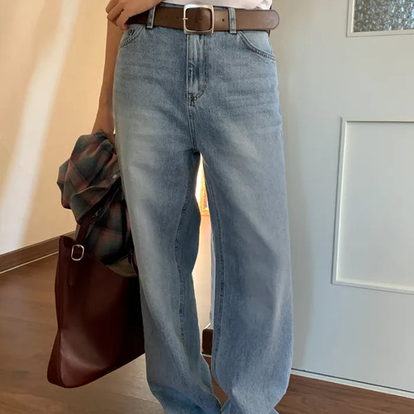 Standard wide denim pants