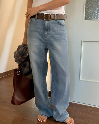 Standard wide denim pants