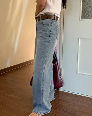 Standard wide denim pants