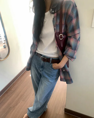 Standard wide denim pants
