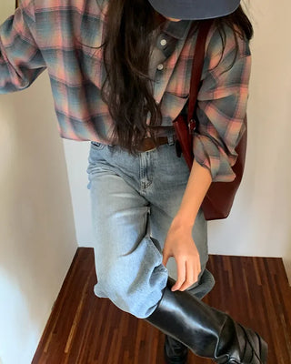 Standard wide denim pants