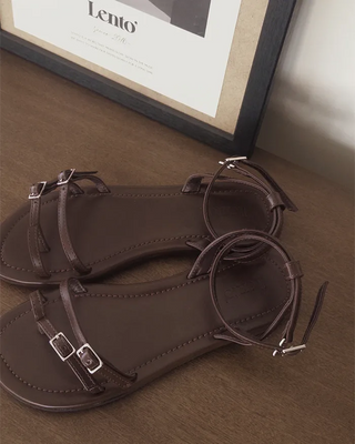 #LENTO. Double Strap sandal - 2 color