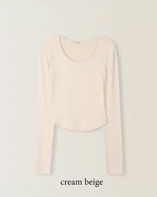 Round spandex T-shirt