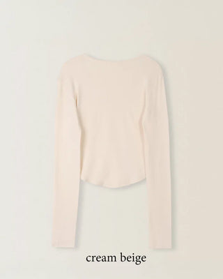 Round spandex T-shirt