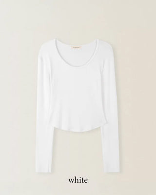 Round spandex T-shirt