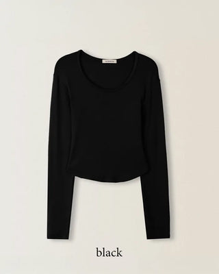 Round spandex T-shirt