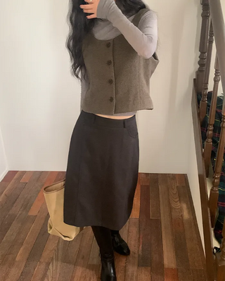 Wool vest