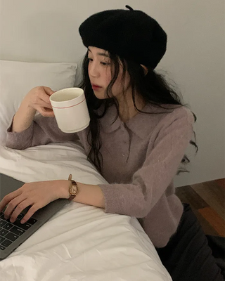 Angora color knit