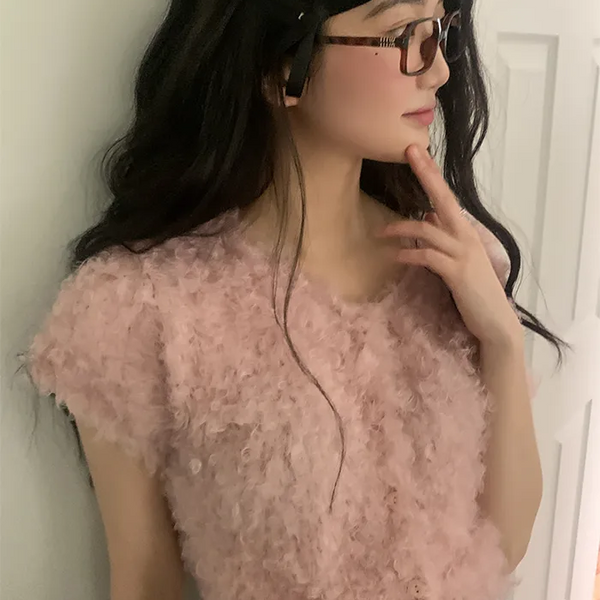 Square vintage thick-frame glasses