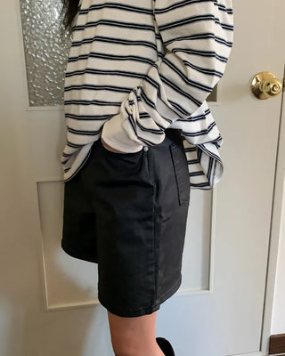 Coated Half Pants
