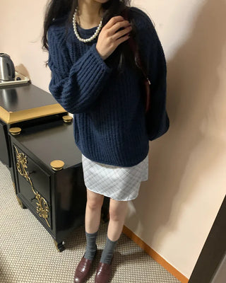 Checked Shirred Ribbon Camisole Dress