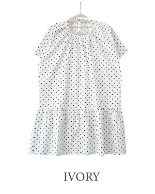 (2 colors) Polka Dot Dress