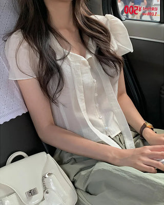 Thai puff blouse