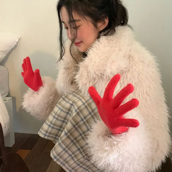 [December Limited SALE] Extra Warm Fur Jacket with Pockets to Reduce Shedding