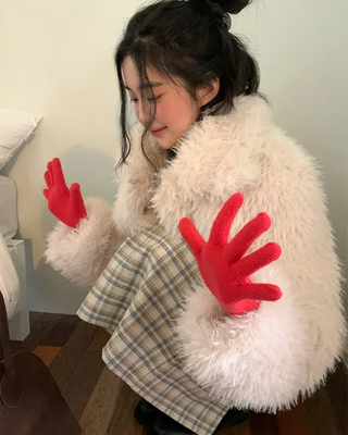 [December Limited SALE] Extra Warm Fur Jacket with Pockets to Reduce Shedding