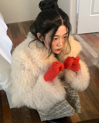 [December Limited SALE] Extra Warm Fur Jacket with Pockets to Reduce Shedding