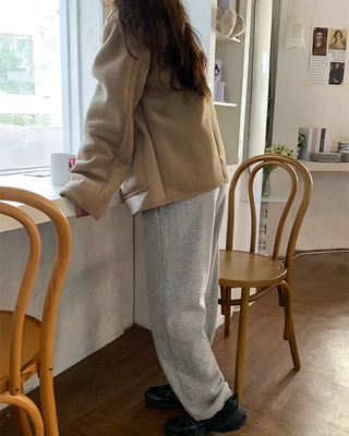Fleece-lined jogger pants