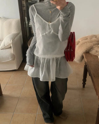 Chiffon layered dress