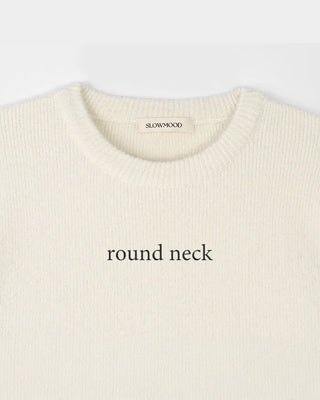 [U-neck/V-neck] 2 types of standard basic knitwear