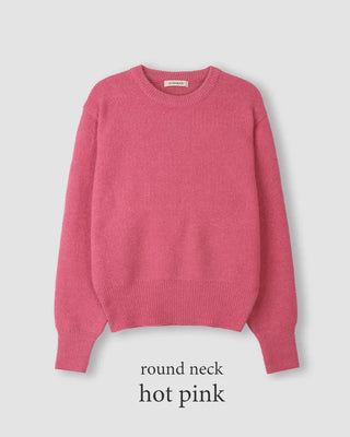 [U-neck/V-neck] 2 types of standard basic knitwear