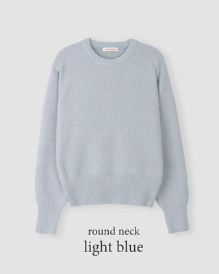 [U-neck/V-neck] 2 types of standard basic knitwear