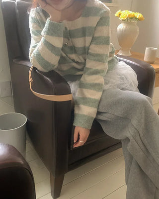 Striped cardigan