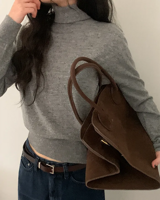 Cashmere turtleneck knit