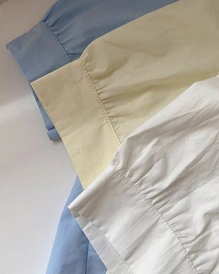 Feminine pleated blouse