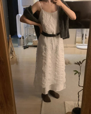 Frilled layered dress