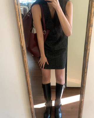 Simple V-neck dress