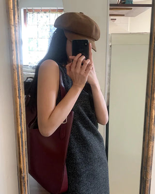 Simple V-neck dress