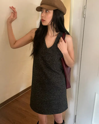 Simple V-neck dress