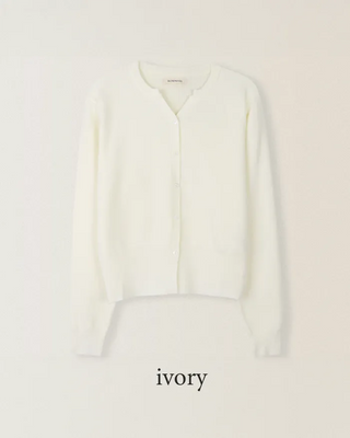 Y-neck modern cardigan