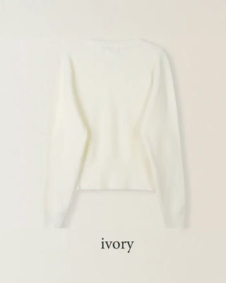 Y-neck modern cardigan
